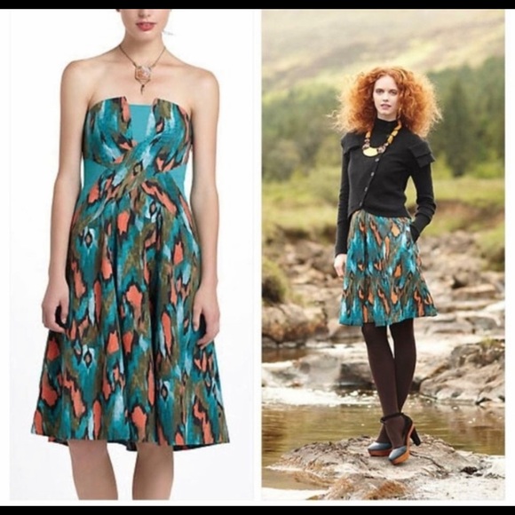 Anthropologie Girls From Savoy Printed Ika… - Picture 1 of 4